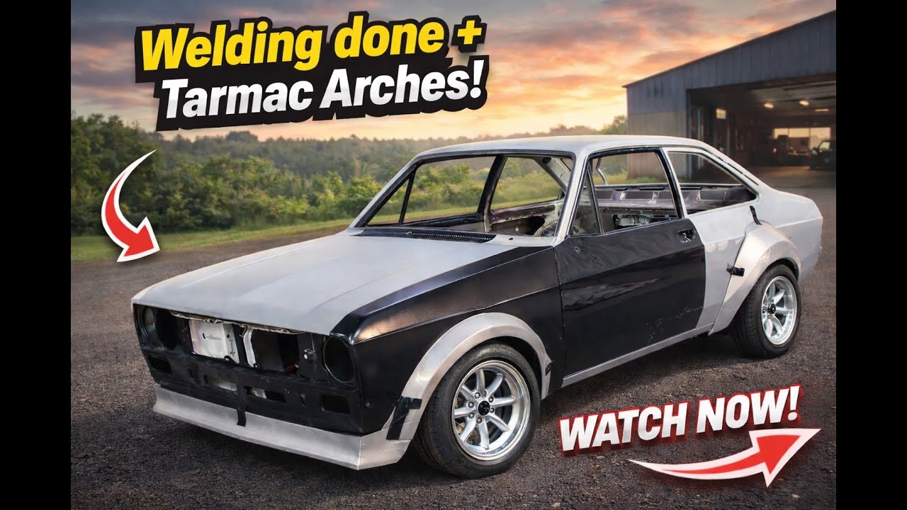 The LAST Welding Job! Escort Mk2 Body Finally Complete + Tarmac Arches