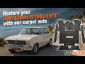 Video: Complete interior carpet kit for Opel Kadett B 1.9 l from 1965-1973 (only LHD)