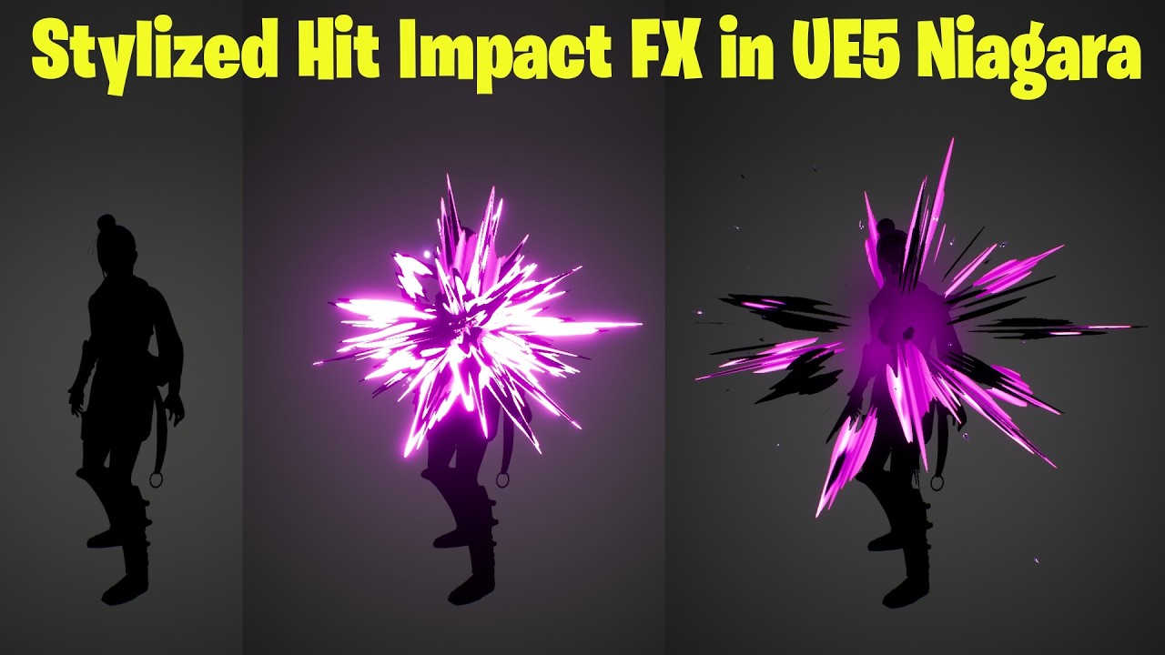 Showcase: Creating Stylized Hit Impact FX in UE5 Niagara - YouTube