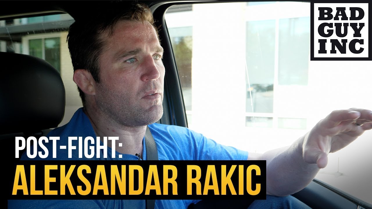I'm disgusted by Aleksandar Rakic's post-fight actions...