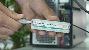 Mounting of Net Defender - OBO Bettermann