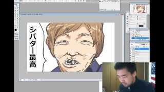 大物YouTuberの似顔絵書いてみた
