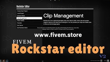 Fivem Rockstar Editor V2  | QBCore Script