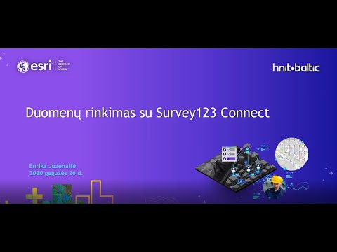 Duomenų rinkimas su Survey123 Connect