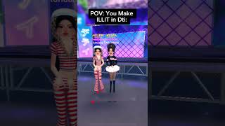 ILLIT IN DTI :D #roblox #brookhaven #fypシ #dti ##gaming