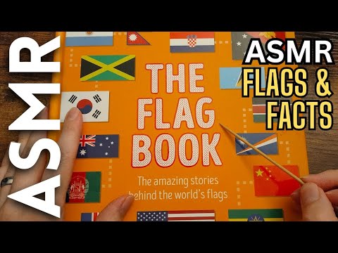 Random flags & facts from EVERY continent [ASMR]