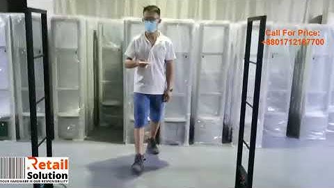 EAS RF Security Alarm System 8 2mhz RF Dual Wide Antenna System EAS RF Security Alarm Gate