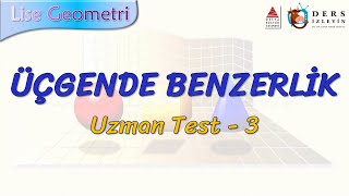 Üçgende Benzerli̇k Uzman Test - 3 Tyt