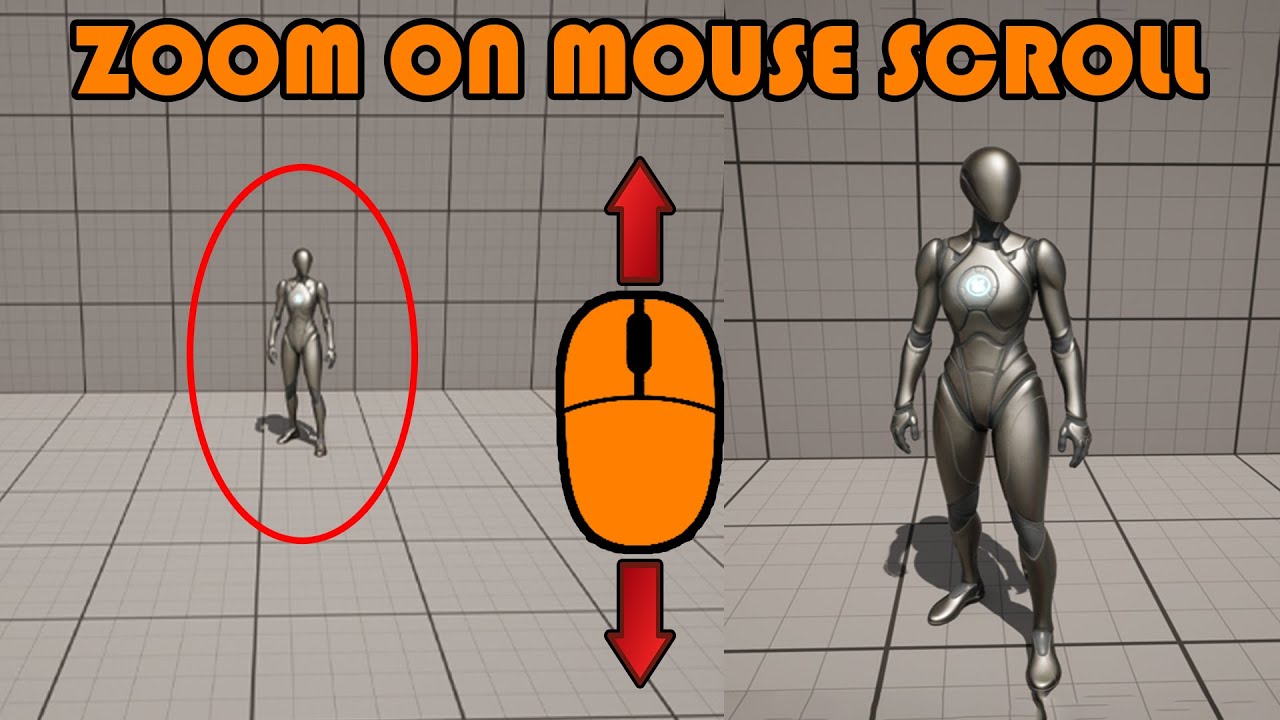 How To Zoom The Camera On Mouse Wheel Scroll - Unreal Engine 5 Tutorial ...