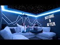 OUR HOME CINEMA ROOM TRANSFORMATION! BEFORE AND AFTER... AD