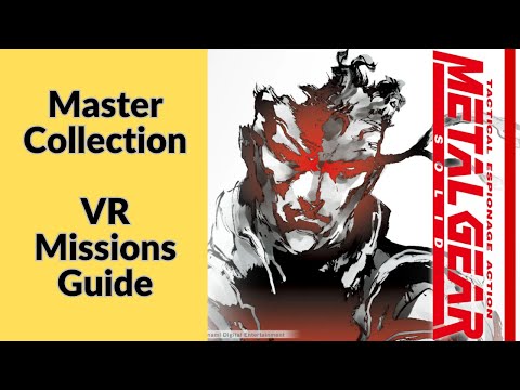 Complete MGS1 VR Missions Guide - Metal Gear Solid Master Collection Vol 1