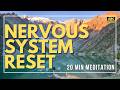 Nervous System Reset | 20 Min Guided Body Scan to Release Tension &amp; Overthinking | Calm Voice [4K]