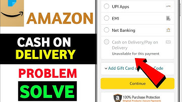 Amazon cash on delivery not available problem solve || Amazon cash on delivery not available 2024