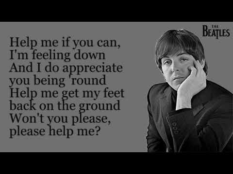 The Beatles - Help! (Lyrics)