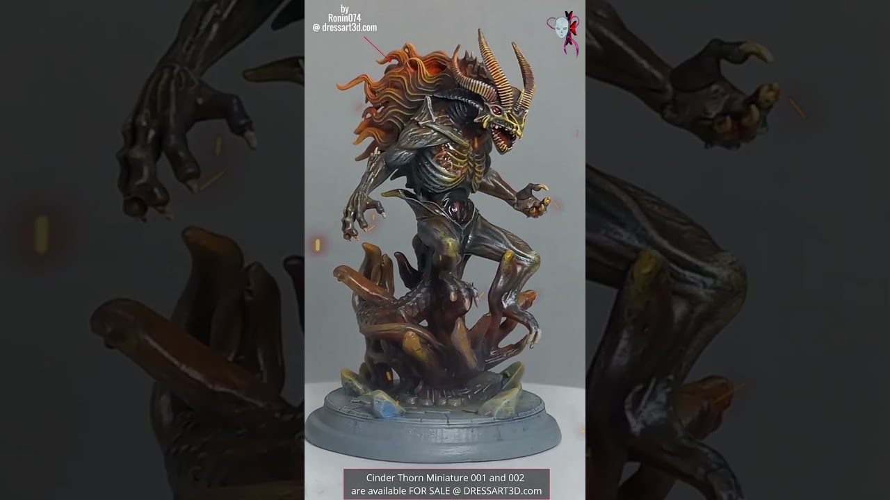 Relatio Veritas Arcana 5   Cinder Thorn Miniature Reveal @ dressart3d.com/mov