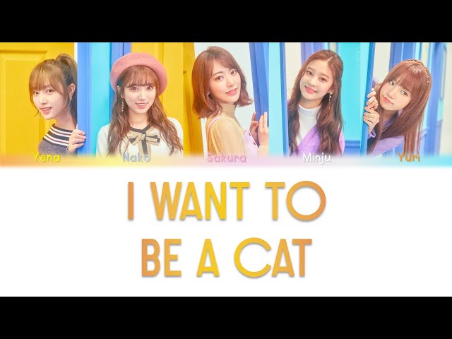 IZ*ONE – Neko Ni Naritai/I Want To Be A Cat (猫になりたい ) Color Coded Lyrics [ENG/ROM/JPN] class=