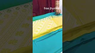 Shree Sai Sarees.very light soft silk.very soft .free jhumka .to order whatsapp 9363333603. screenshot 4