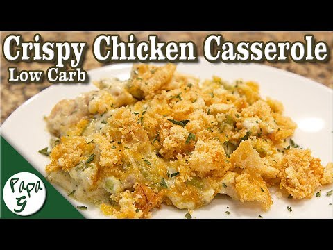 easy-chicken-casserole-with-a-crispy-fried-onion-flavored-topping-–-easy-low-carb-dinner-recipes