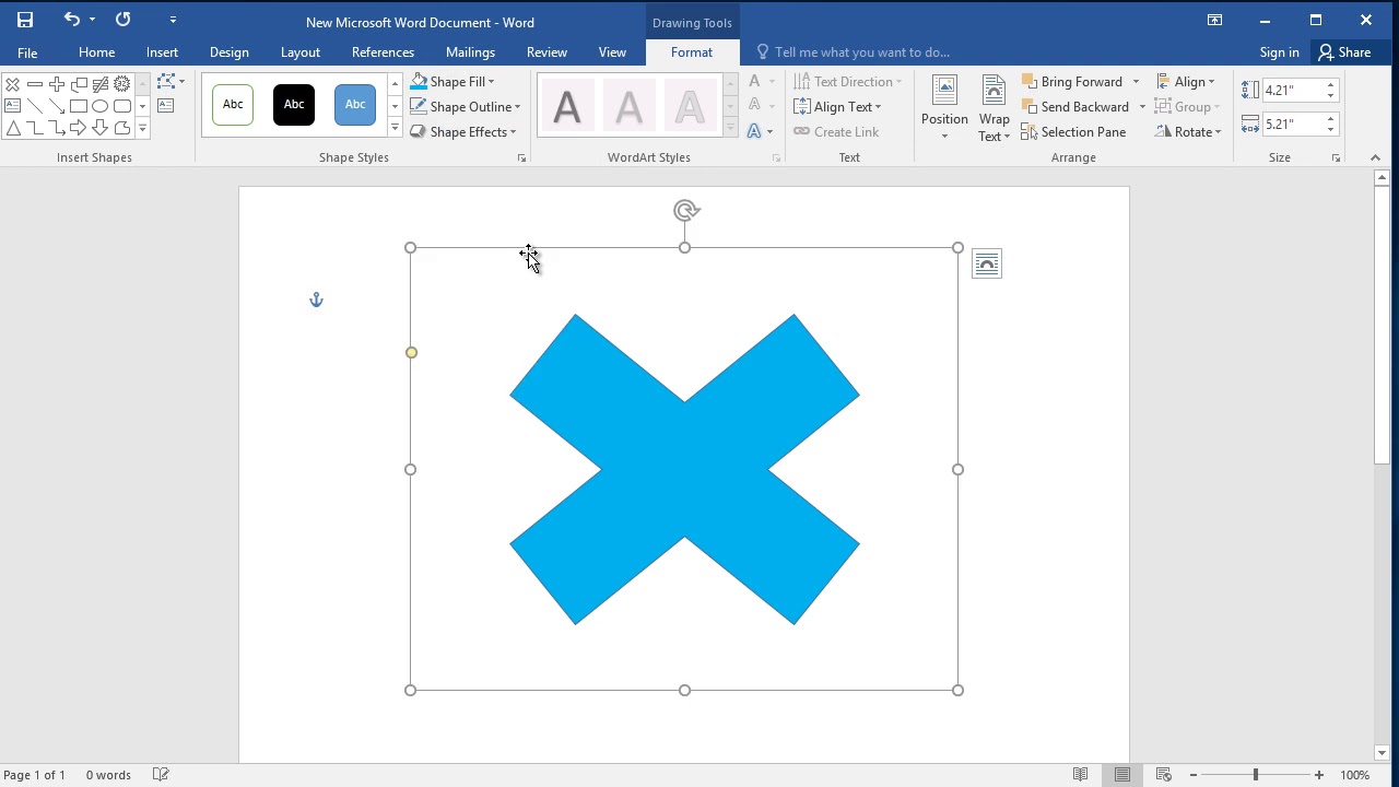 How to draw multiplication sign in Word - YouTube