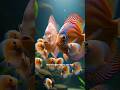 This Fish Feeds Its Babies HOW?!#DiscusFish #AquariumLife #UnderwaterWorld #FishFacts #NatureSecrets
