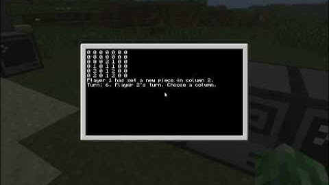 Connect 4 multiplayer with Computercraft