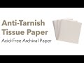 The Beadsmith Anti-Tarnish Tissue Paper – Prevent Tarnishing on Jewelry, Watches, Heirlooms &amp; More