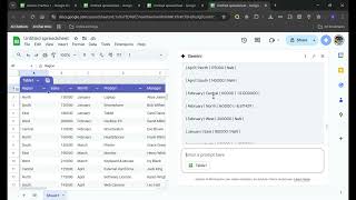 Using AI Assistant-Gemini in Google Sheets News