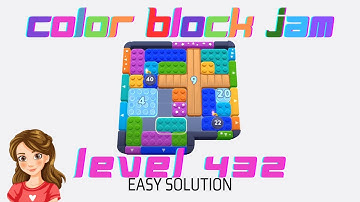 Color Block Jam Level 432 Easy Game Solve