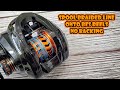 How to spool braided line onto a bfs shallow spool reel