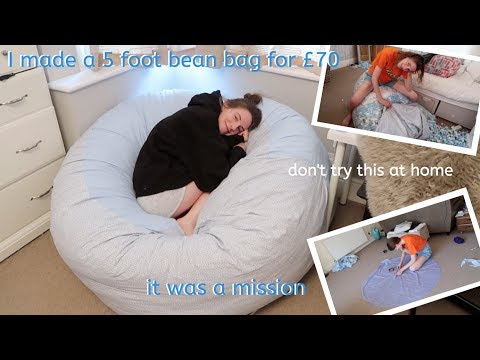 Create your own fun: How to make a bean bag in 10 minutes - Elizabeth Made  This