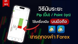 วิธีนับระยะ จุด(point), ปิ๊ป (pip) เทรด forex เทรดทองต้องรู้ วิธีการนับจุดทองคำ บนมือถือ mt4, mt5