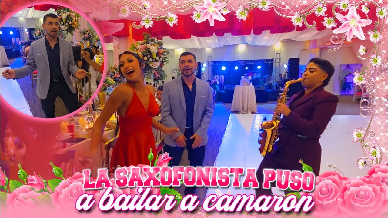 LA SAXOFONISTA PUSO A BAILAR A TODA LA PLAGA. Camaron y Wendy abrieron la pista de baile