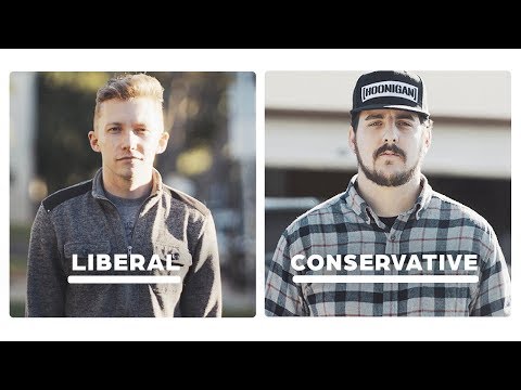 Liberal vs Conservative: 24 Hours Side By Side