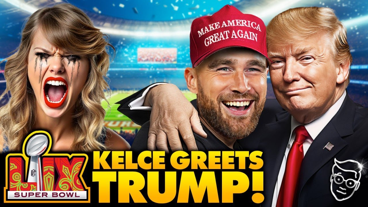 Taylor Swift Throws Psychotic Hissy Fit After Boyfriend Travis Kelce ENDORSES Trump at Super Bowl 🏈