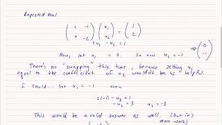 Eigen values -- coefficients two real vs repeated real