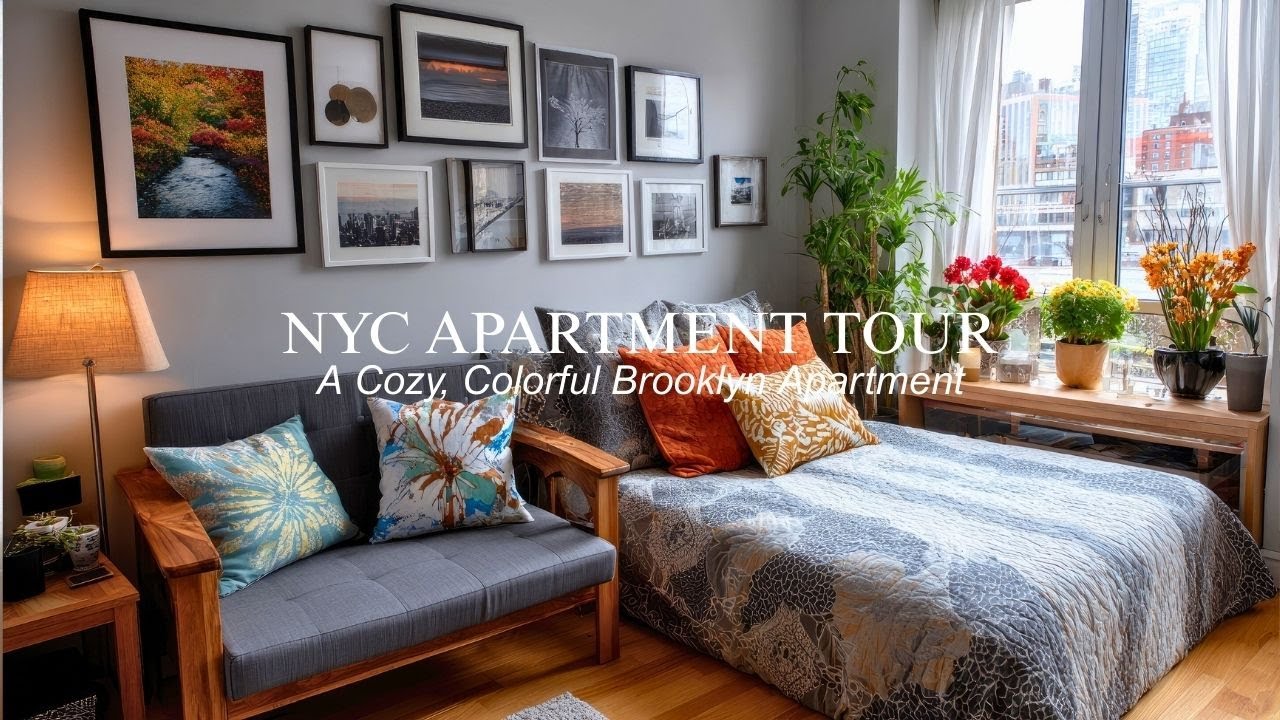 Обзор квартиры в Нью-Йорке: уютная и красочная квартира в Бруклине в новом прочтении.