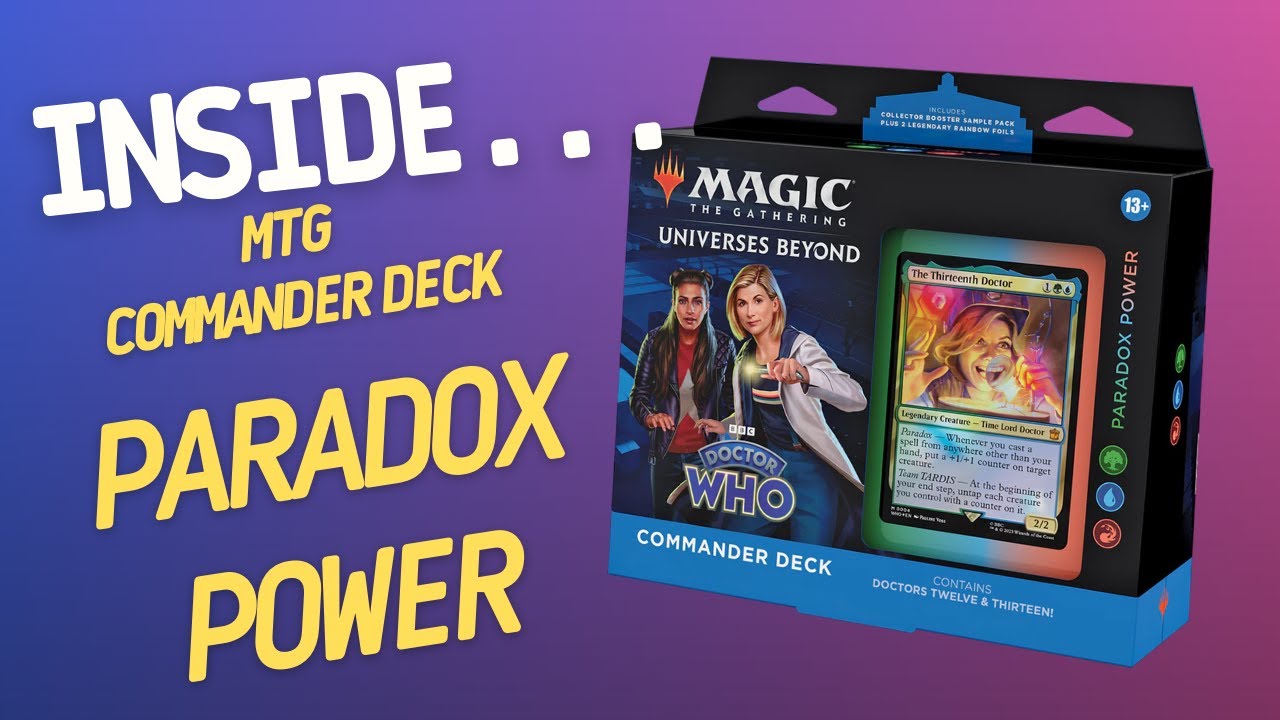 Inside…Magic the gathering Dr who - Paradox Power Commander Deck (4K 60fps)