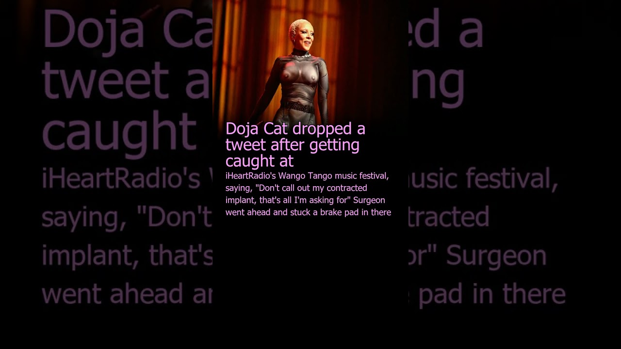 Doja Cat's Shocking Confession at Music Festival Goes Viral!