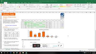 How to use the Design of Experiments Template