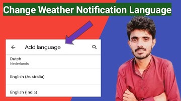 How To  Change Google Weather Notification Language On android