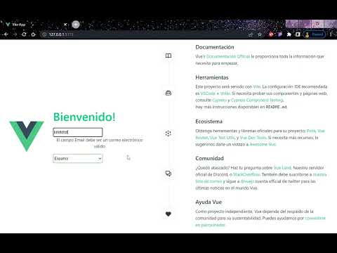Create an international website with Vue 3 and Vite.