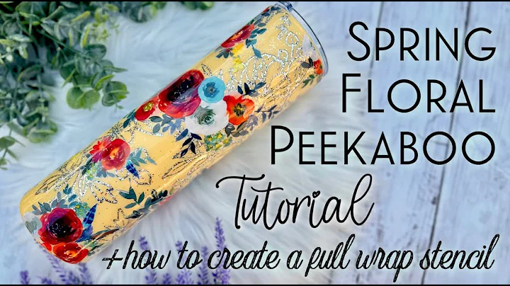 SPRING FLORAL PEEKABOO TUTORIAL + HOW TO CREATE SE...