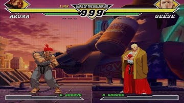 Capcom vs Snk 2 Akuma vs Geese