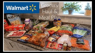 Wal-Mart Grocery Haul &amp; Meal Plan