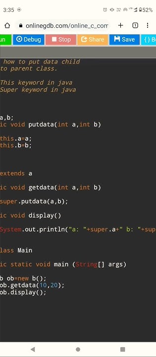 How To Use Super And This Keyword In Java this super keyword final-keyword-in-java-how-to-use-final-keyword-in-java-youtube