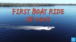 First Boat Ride of 2023 Tahoe T18