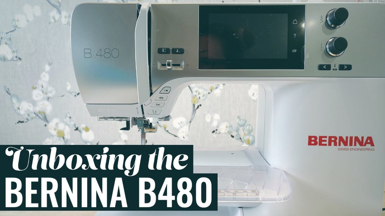 Every Single Item in the BERNINA B480 Box!