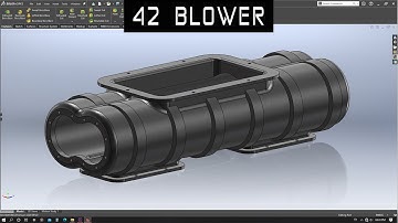 V12 ENGINE | Part 42 | BLOWER-E02 | Solidworks Tutorial | 1080p 🚗😎