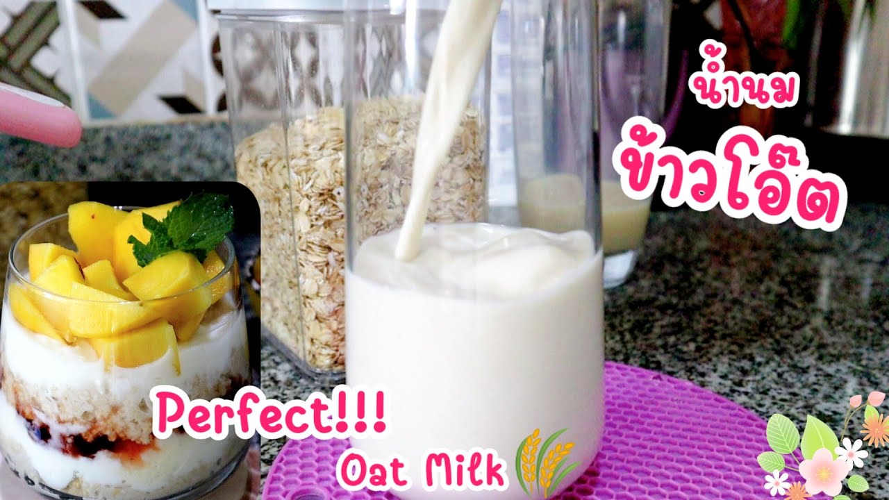 Ep-259 แค่ 3 อย่างก็ทำน้ำนมข้าวโอ๊ต หอมมันอร่อยได้ ทำขายรวย📌Perfect oat milk🌾by mine สะใภ้ตุรกี