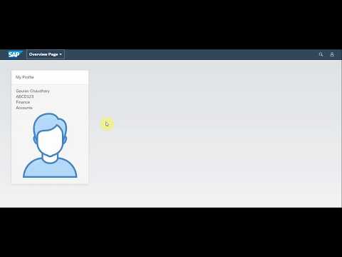 SAP Fiori Overview Pages - Custom Cards with navigation